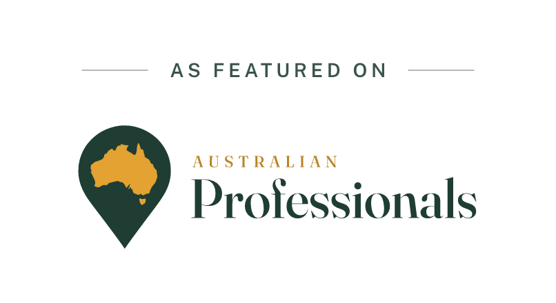 As featured on Australian Professionals — Minimal, Full colour